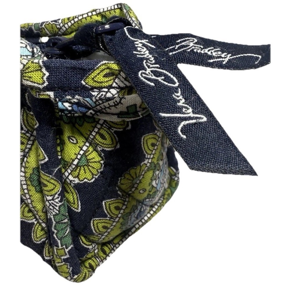 Vera Bradley‎ Makeup Bag Cambridge Blue Green Medallion Travel Case EUC